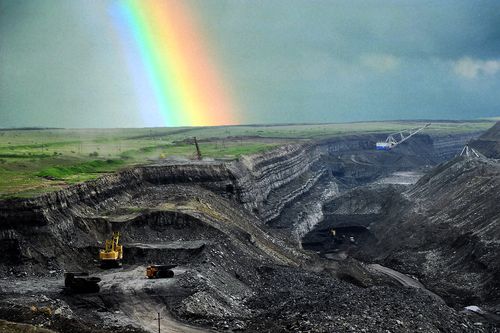 Разрез Степной компании "Русский Уголь" в Хакасии
